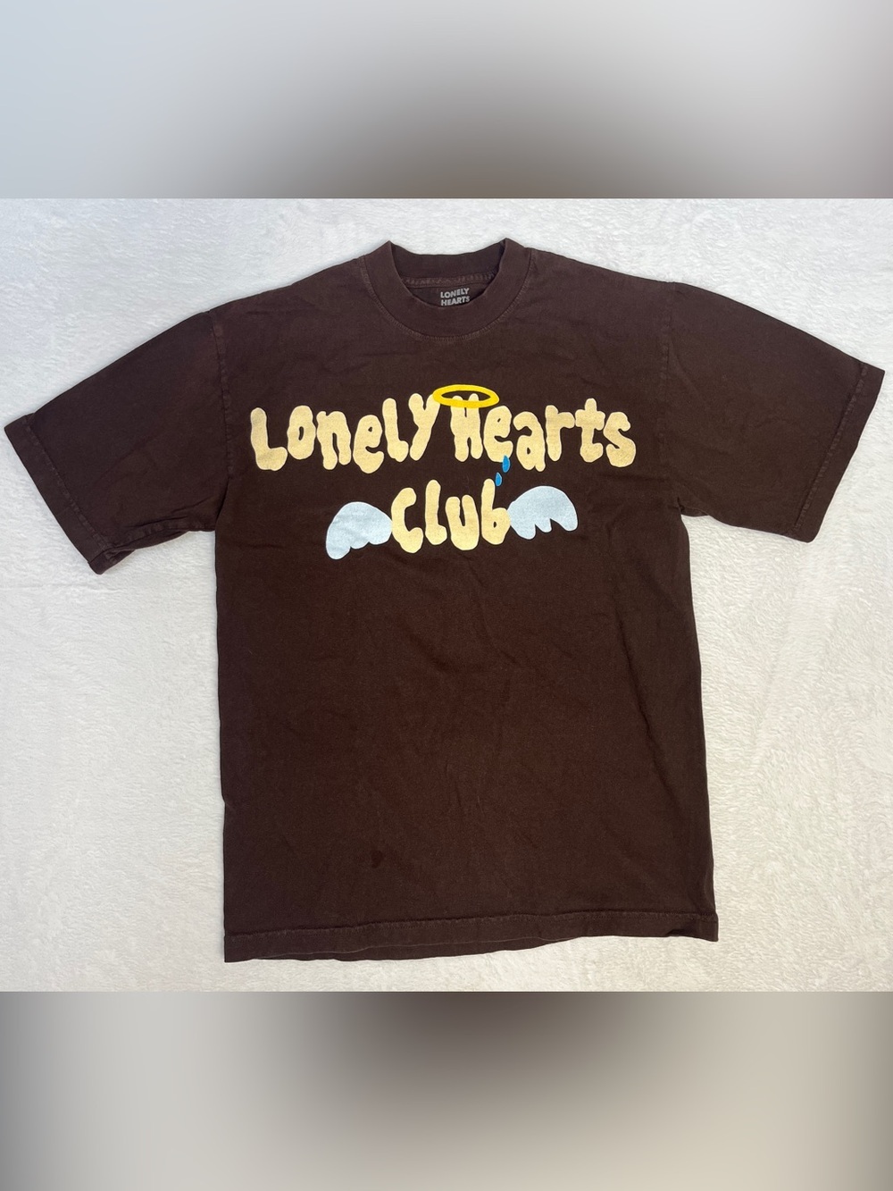 Lonely Ghost "Lonely Hearts" Graphic Tee Streetwear Angel Wings Sz S California